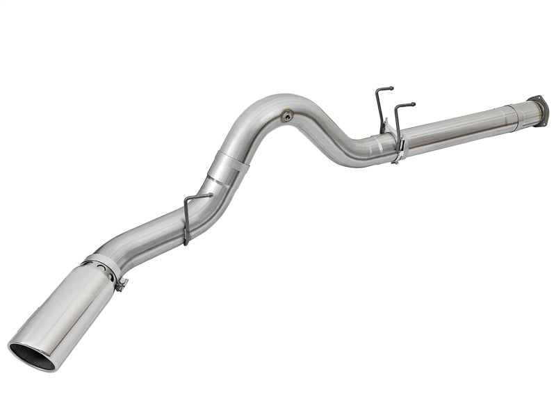AFE 49-03090-P 5in DPF-Back Alum Steel Exhaust System w/Polished Tip 2017 fits