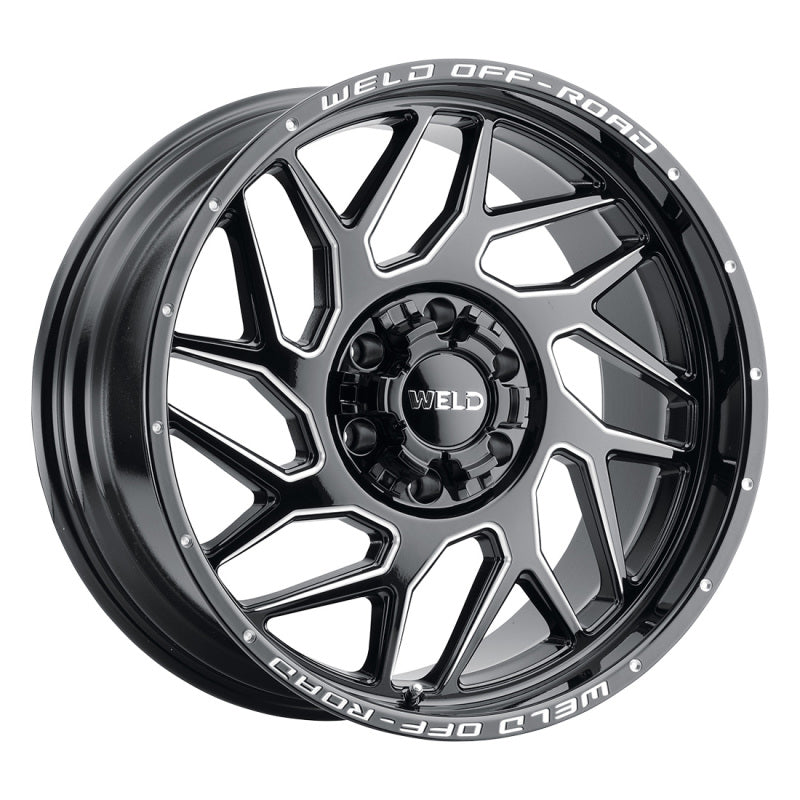 Weld  W11700082600 Off-Road W117 20X10 Fulcrum 8X165.1 ET13 BS6.00 Gloss Black M