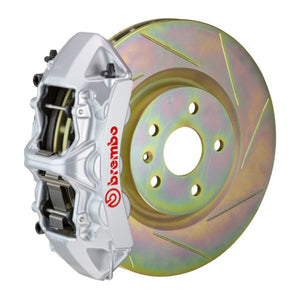 Brembo 1N5.8001A3 Brembo 10-15 fits Camaro V6 Front GT BBK 6 Piston Cast 355x32 1pc Rotor Slotted Type-1-Silver