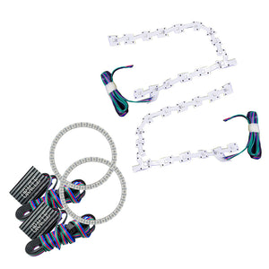 ORACLE Lighting 2642-334 Oracle 11-19 fits Chrysler 300C DRL Upgrade w/ Halo Kit - ColorSHIFT w/o Controller