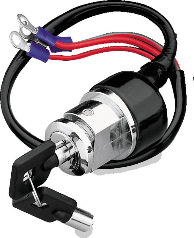 Twin Power 215544 fits  91-04 FXD 82-94 99 FXR 79-03 XL 3-Wire Round Key Switch
