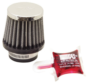K&N Engineering RC-0790 K&N Universal Chrome Filter 1 3/8 inch FLG / 2 1/2 inch Base / 2 inch Top / 2 1/4 inch Height