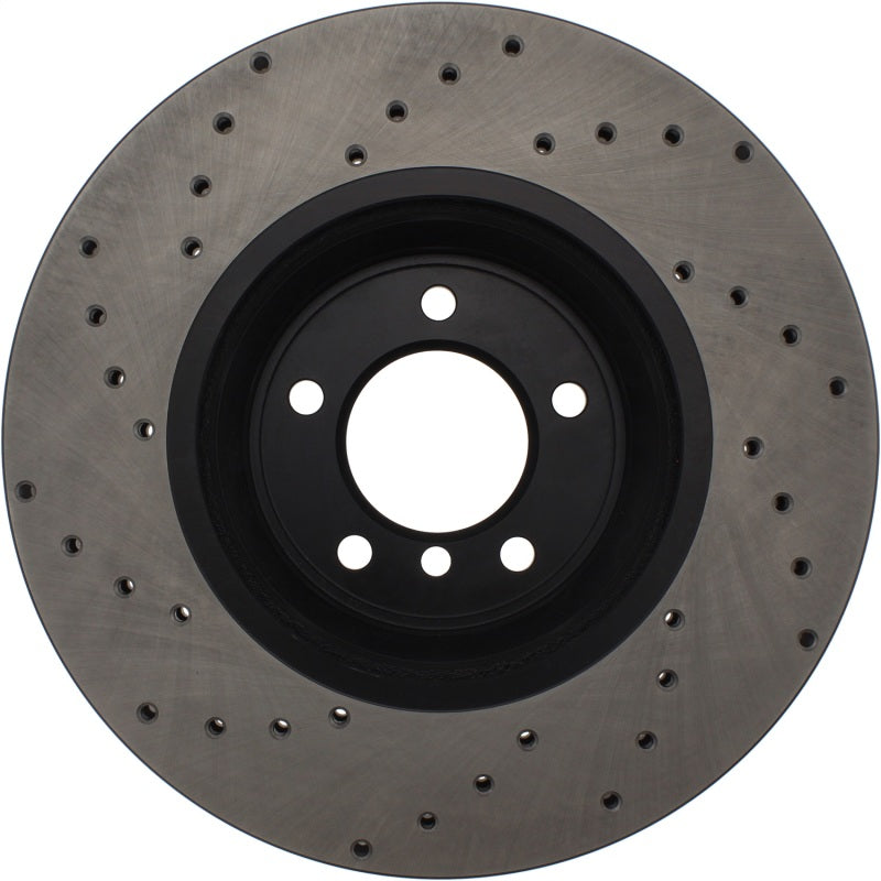 Stoptech 128.34093CL 07-13 BMW 3 Series Cryo Drilled Sport Left Front Rotor