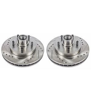 PowerStop fits Chevrolet 95-99 C1500 Front Evolution Drilled & Slotted Rotors -