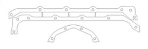 Cometic C5176-094 Cometic fits Pontiac 350/400/428/455 V8 .094in Fiber Oil Pan G