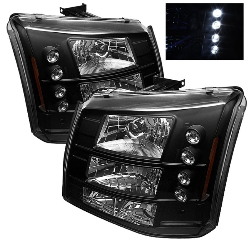 Spyder 5012395 fits Chevy 03-06 Silverado 1500/2500 Bumper Lights Crystal Headl