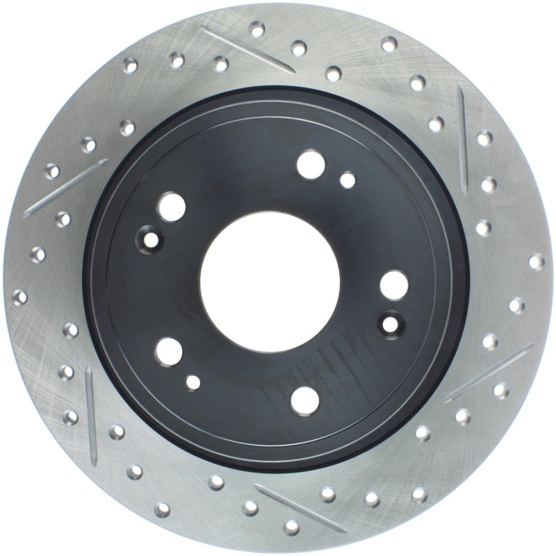 Stoptech 127.40068L 09-10 Acura TSX / 08-10 Honda Accord Coupe/05-10 Sedan Left Rear Slotted & Drilled Rotor