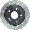 Stoptech 127.40068L 09-10 Acura TSX / 08-10 Honda Accord Coupe/05-10 Sedan Left Rear Slotted & Drilled Rotor