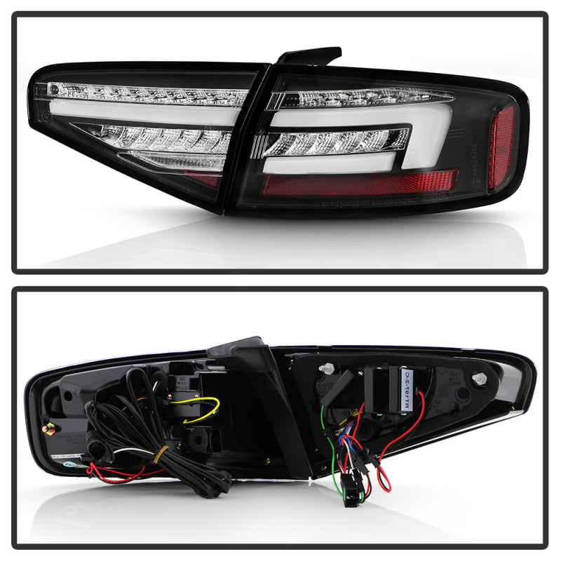 Spyder 5087171 fits Audi 13-16 A4 4DR LED Tail Lights LED Clear Reverse Lights