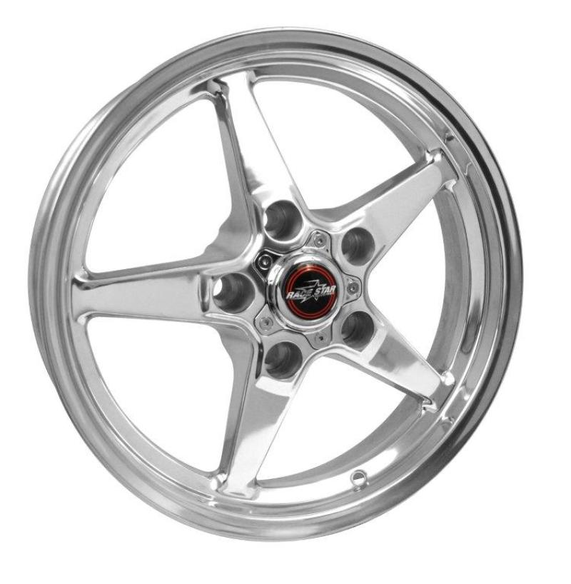 Race Star 92-745532DP 92 Drag Star 17x4.50 5x135bc 1.75bs Direct Drill Polished Wheel