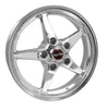 Race Star 92-745532DP 92 Drag Star 17x4.50 5x135bc 1.75bs Direct Drill Polished Wheel