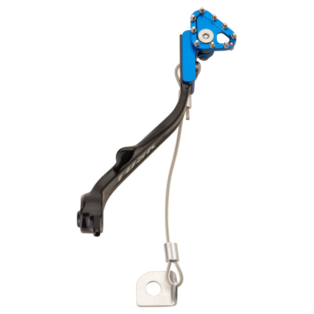 Tusk 1392080043 Aluminum Brake Pedal Blue Tip