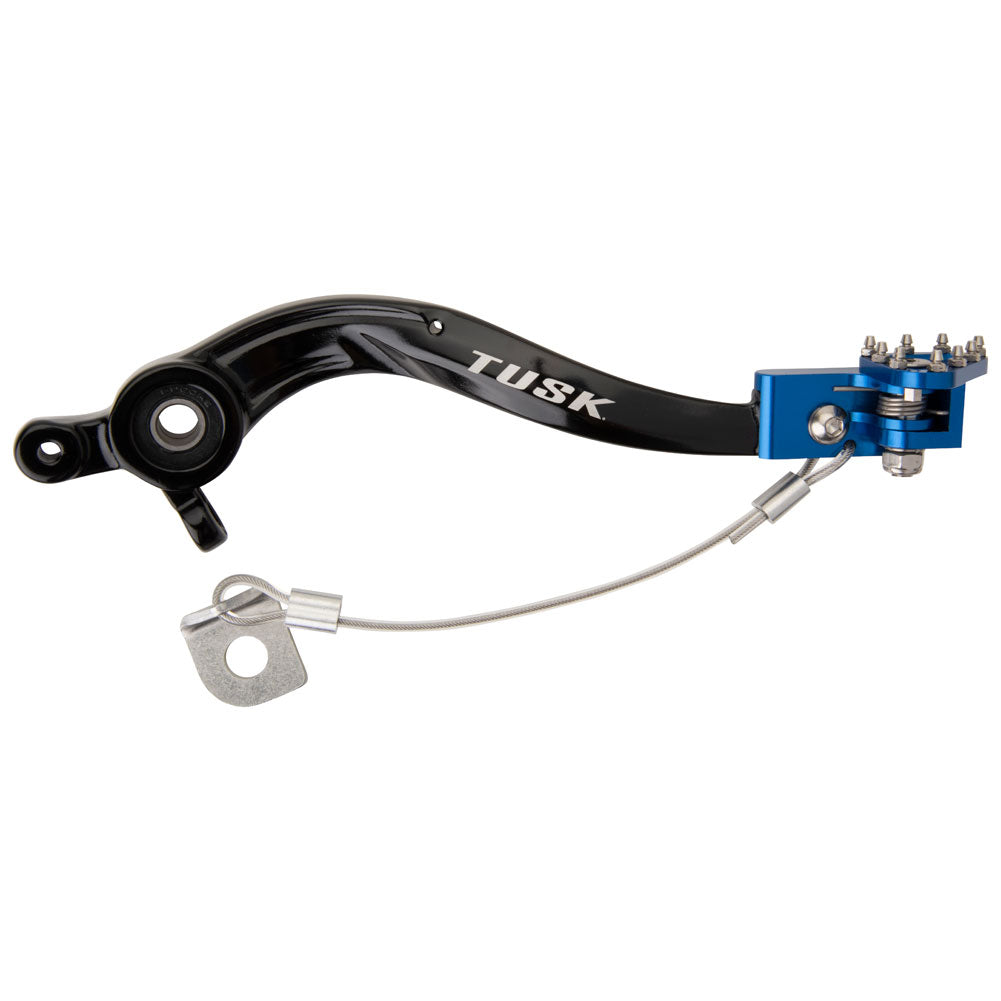 Tusk 1392080048 Aluminum Brake Pedal Blue Tip