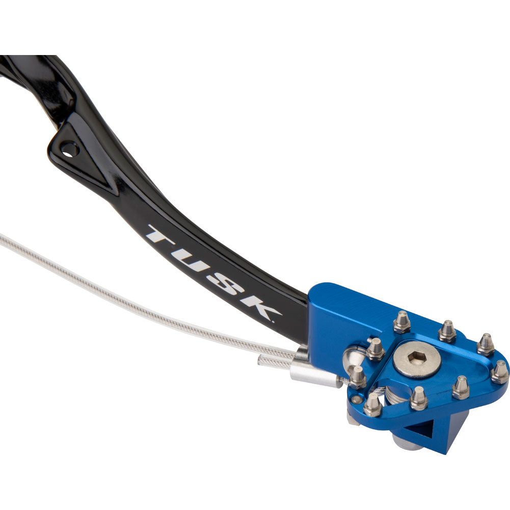 Tusk 1392080048 Aluminum Brake Pedal Blue Tip