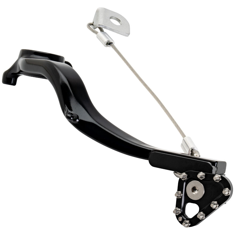 Tusk 1392080058 Aluminum Brake Pedal Black Tip