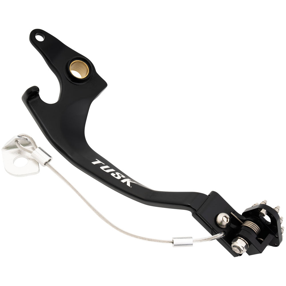 Tusk 1392080062 Aluminum Brake Pedal Black Tip