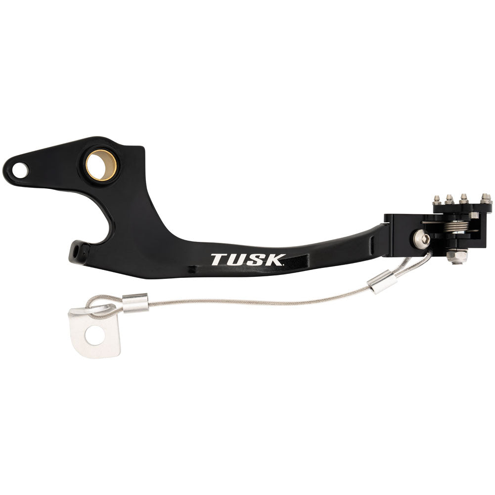 Tusk 1392080062 Aluminum Brake Pedal Black Tip