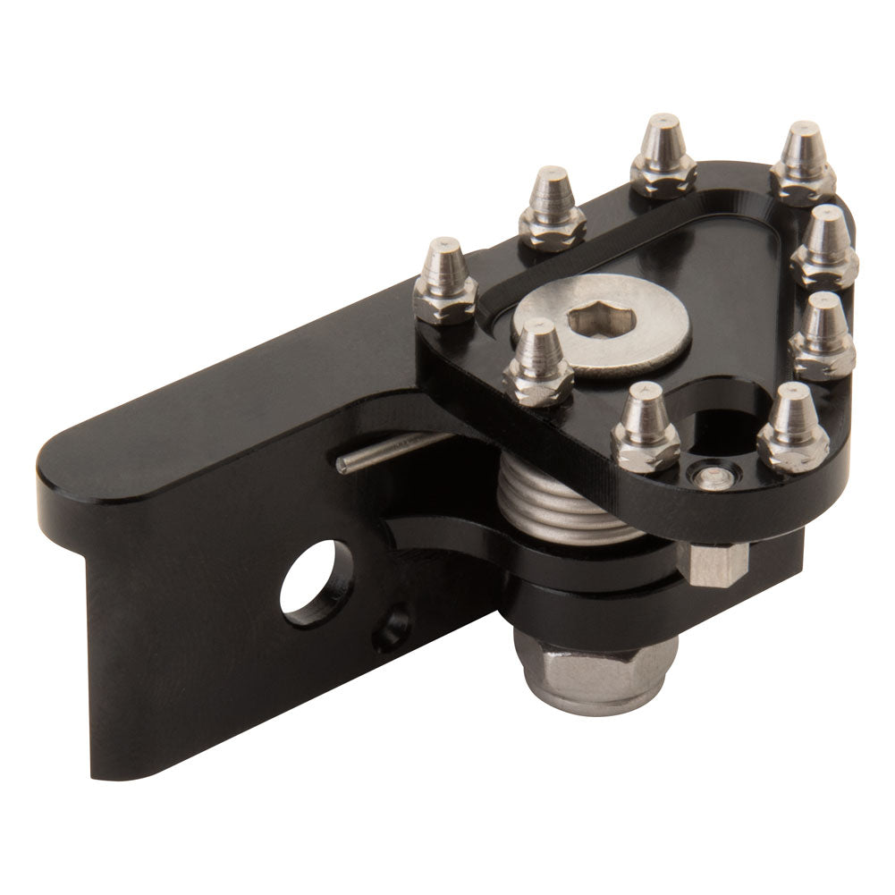 Tusk 1393800009 Aluminum Brake Pedal Replacement Toe Tip Black