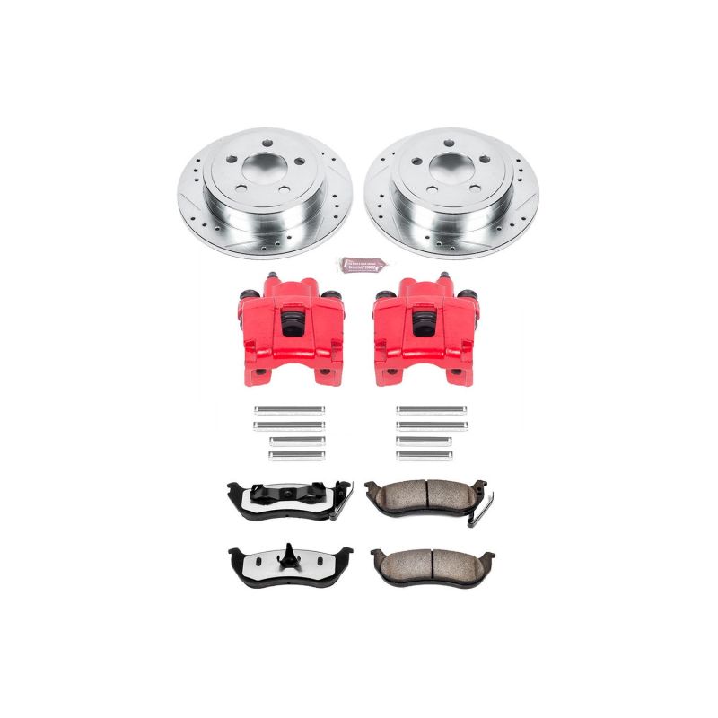 PowerStop KC2197 36 fits Jeep Liberty Rear Z36 Truck & Tow Brake Kit w/Calipers