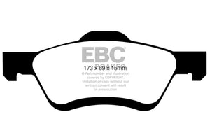 EBC UD1047 08-09 fits Ford Escape 2.3 Ultimax2 Front Brake Pads