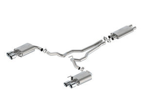 Ford Racing fits 2024 Mustang 5.0L Touring Non-Active Cat-Back Exhaust w/GT Valance - Chrome Tip