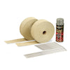 DEI  10112 Exhaust Wrap Kit - Tan Wrap & Aluminum HT Silicone Coating