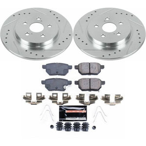 PowerStop K6498 fits Lexus 11-17 CT200h Rear Z23 Evolution Sport Brake Kit