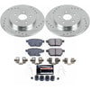 PowerStop K6498 fits Lexus 11-17 CT200h Rear Z23 Evolution Sport Brake Kit