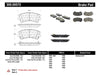 Stoptech 309.0957 Performance Brake Pads