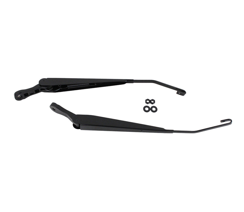 Kentrol 50591 fits Jeep 07-18 Wrangler JK Windshield Wiper Arms Pair - Powdercoat Black