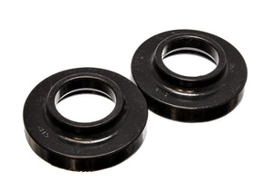 Energy Suspension 2.6101G 97-06 fits Jeep Wrangler TJ Black Front Spring Pad Set