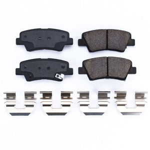 PowerStop 17 fits Hyundai Azera Rear Z17 Evolution Ceramic Brake Pads w/Hardware