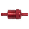 Russell 645070 Performance Red Street Fuel Filter (3in Length 1-1/8in diameter 5/16in inlet/outlet)