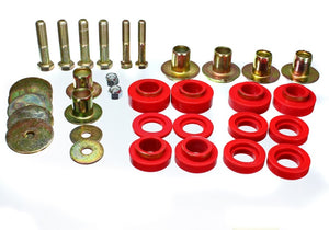 Energy Suspension 3.4144R fits Firebird Body Mount Set - Red