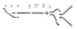Diamond Eye Performance K4308S-RP Diamond Eye KIT 4in TB MFLR RPLCMENT PIPE DUAL SS 94-97 5 7 3L F250/F350 PWRSTROKE NFS W CARB STDS