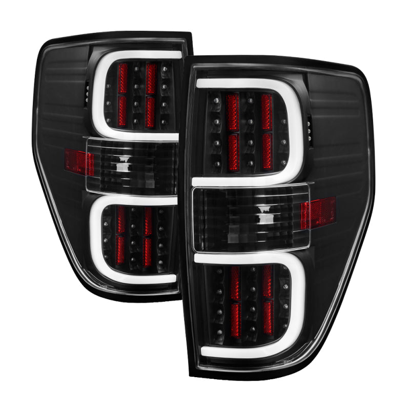xTune 5082169 fits Ford F150 09-14 LED Tail Lights - Black ALT-ON-FF15009-LBLED