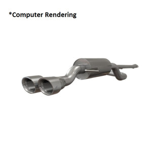 Mishimoto MMEXH-FIST-14BT 14-16 fits Ford Fiesta ST 1.6L 2.5in Stainless Steel Cat-Back Exhaust w/ Burnt Ti Tips