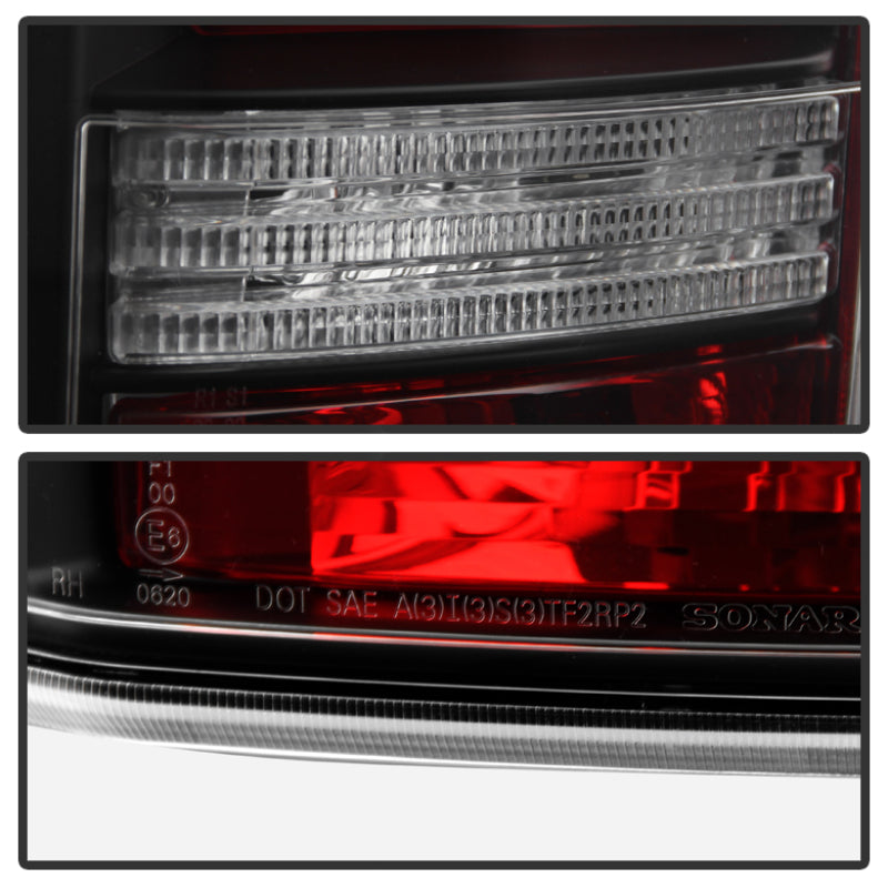 Spyder 5080813 fits Land Rover 05-09 Discovery 3 LR3 Light Bar LED Tail Lights Black ALT-YD-LRD05-LED-BK