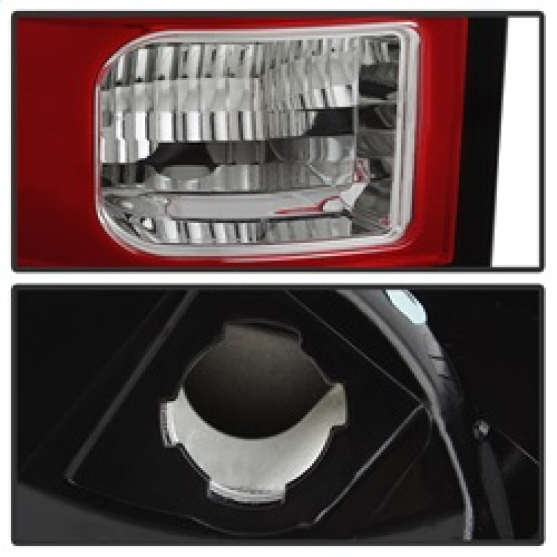 Spyder 5084071 fits Dodge 13-14 Ram 1500 LED Tail Lights - Red Clear ALT-YD-DRA