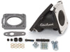 Edelbrock 38353 EFI Throttle Body Adaptor (Elbow) fits Ford Mustang 94-95 w/ Black Mini Texture Powder Coat