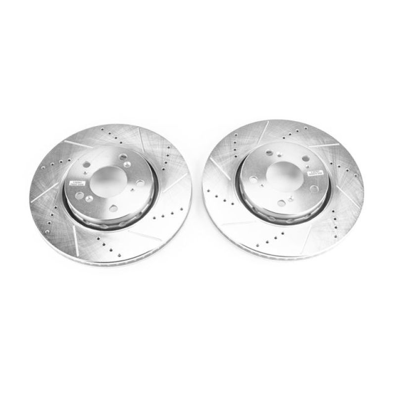 PowerStop fits Acura 14-19 RLX Front Evolution Drilled & Slotted Rotors - Pair