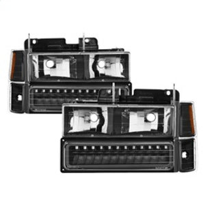 5069542 Xtune Blazer Full Size Corner/LED Bumper Headlights Black HD-JH-CCK88-