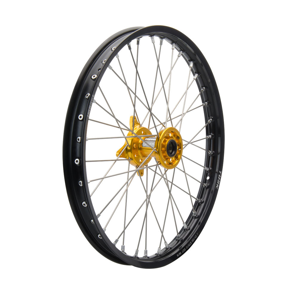 Tusk 1418490005 Impact Complete Front Wheel 21x1.60 Black Rim