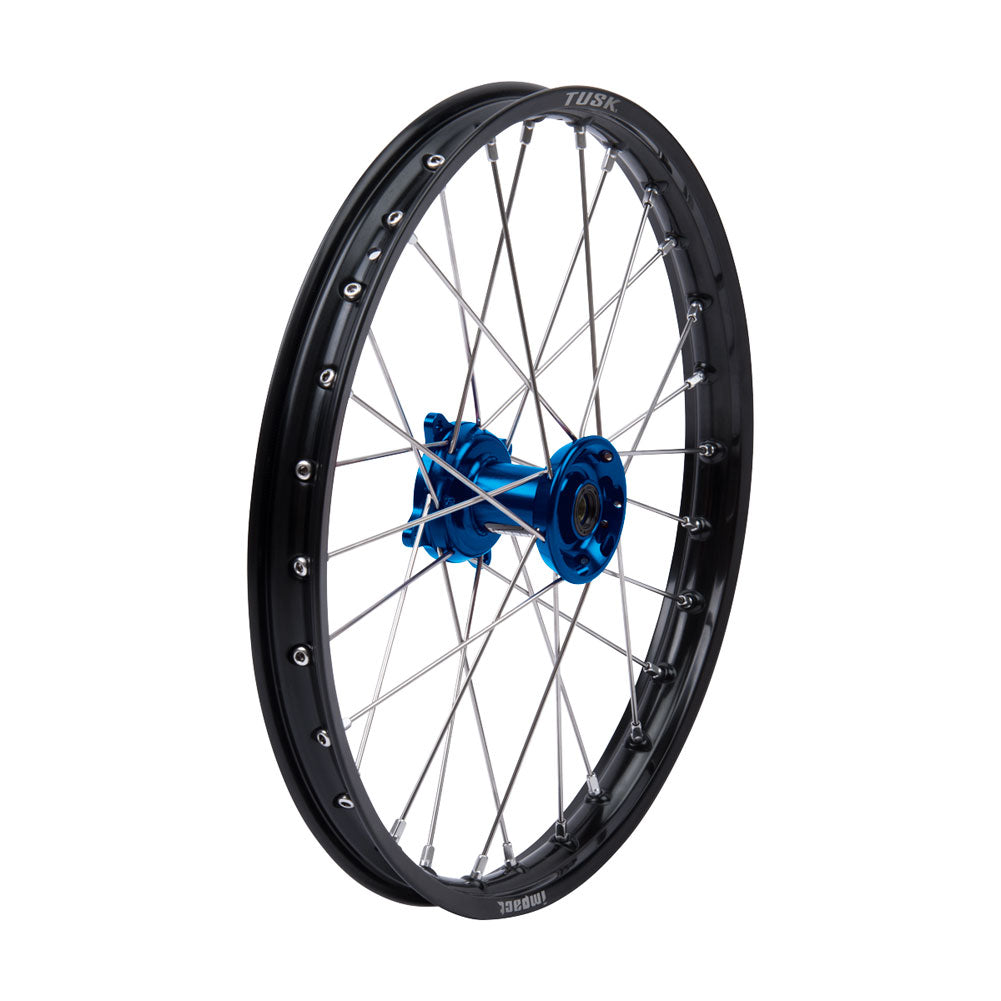 Tusk 1418490066 Impact Complete Front Wheel 19x1.40 Black Rim