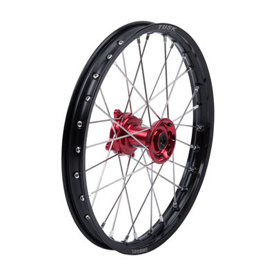 Tusk 1418490319 Impact Complete Front Wheel 17x1.40 Black Rim