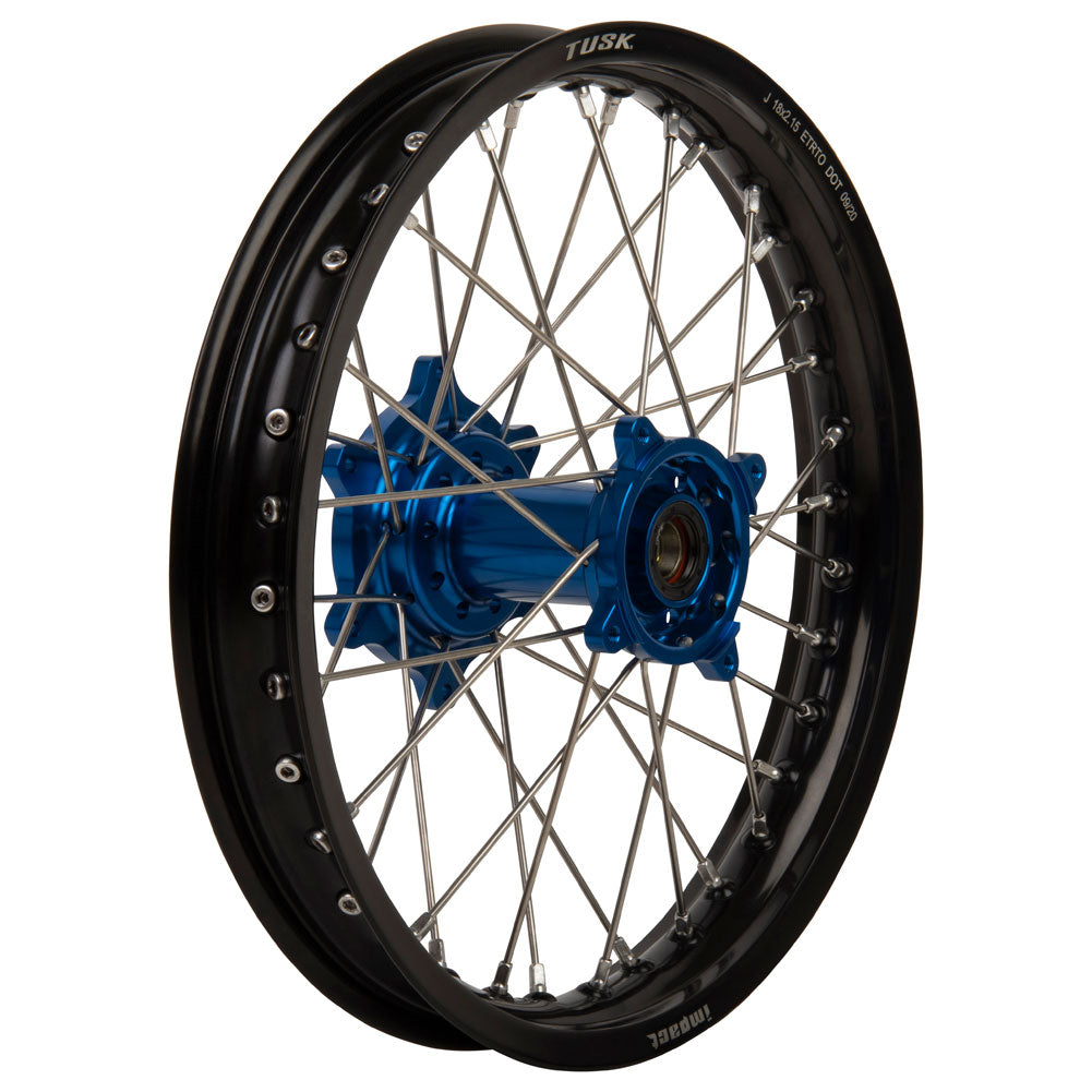 Tusk 1418500249 Impact Complete Rear Wheel 18x2.15 Black Rim