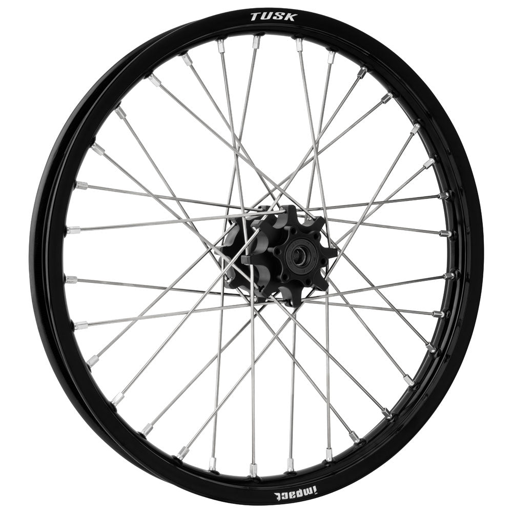 Tusk 1418500274 Impact Complete Rear Wheel 19x1.60 Black Rim