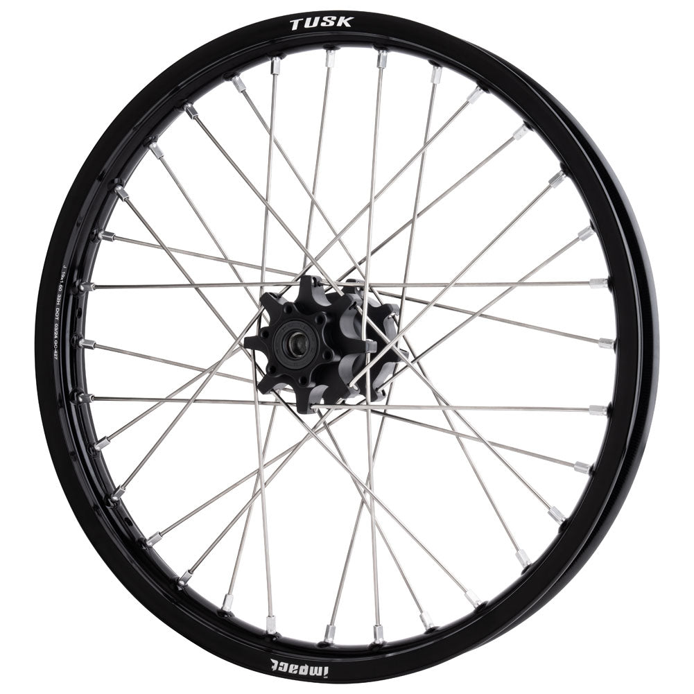 Tusk 1418500274 Impact Complete Rear Wheel 19x1.60 Black Rim