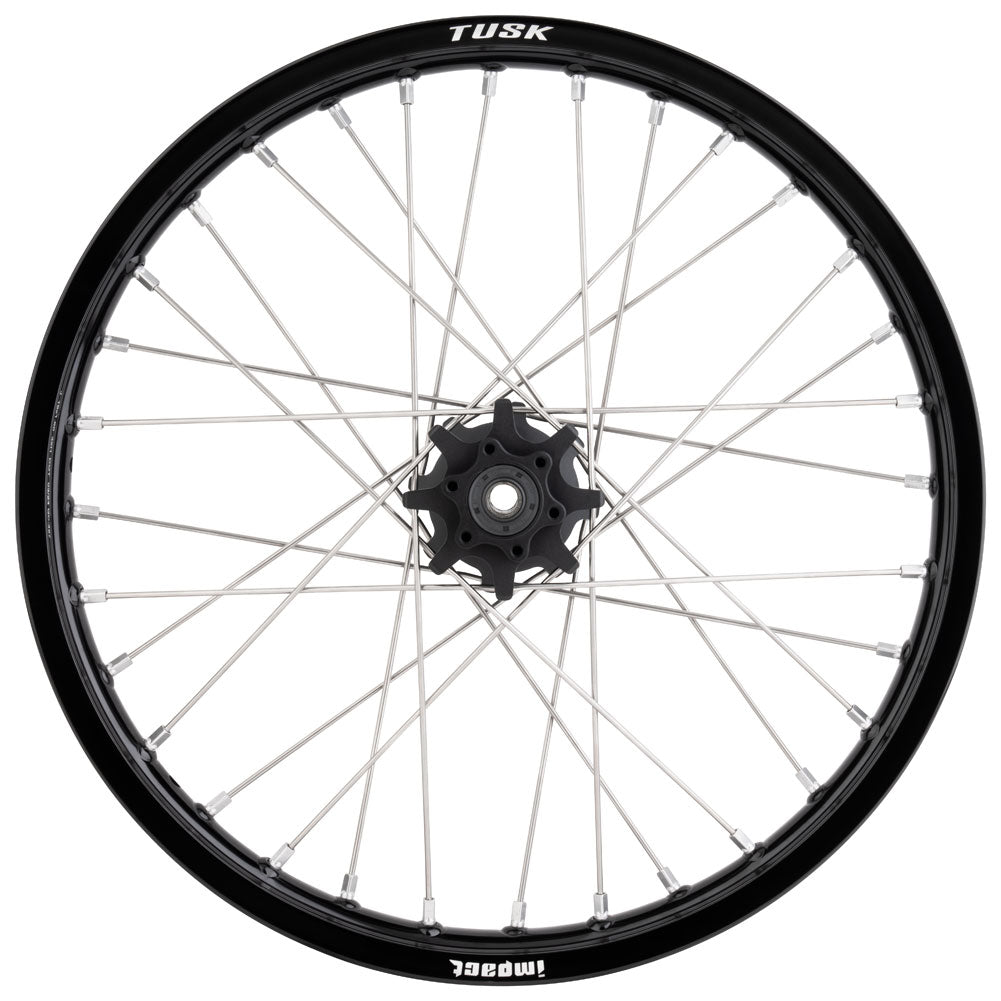 Tusk 1418500274 Impact Complete Rear Wheel 19x1.60 Black Rim