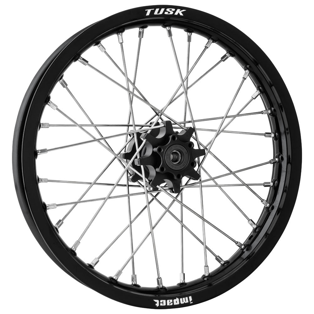 Tusk 1418500275 Impact Complete Rear Wheel 16x1.85 Black Rim